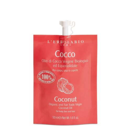 Erbolario Cocco Kokos Kokosöl-Butter für Gesicht Körper Haare 50ml